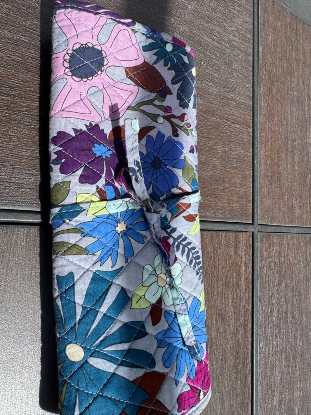 Vera Bradley Floral Quilted Headband in Pink, Blue, Purple, Green